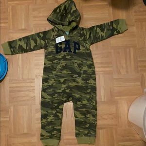Gap camo onesie
